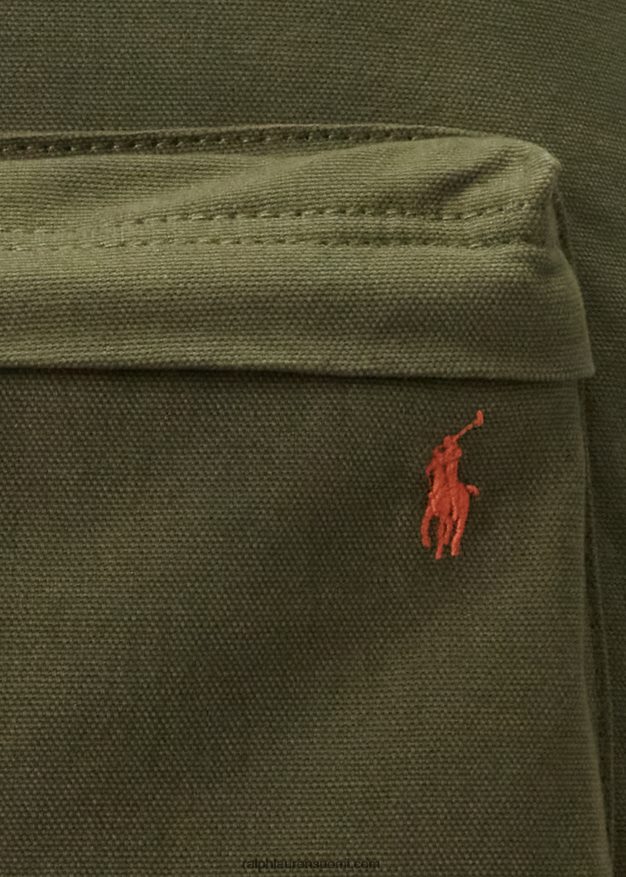 Ralph Lauren miehet kankainen reppu 0Z24ZR2389 tumma salvia