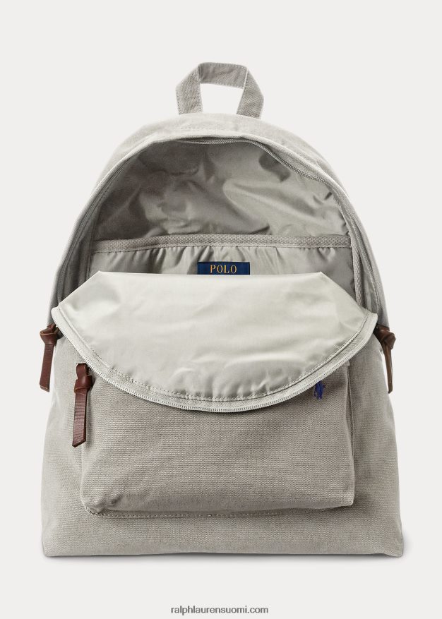 Ralph Lauren miehet kankainen reppu 0Z24ZR2390 harmaata sumua