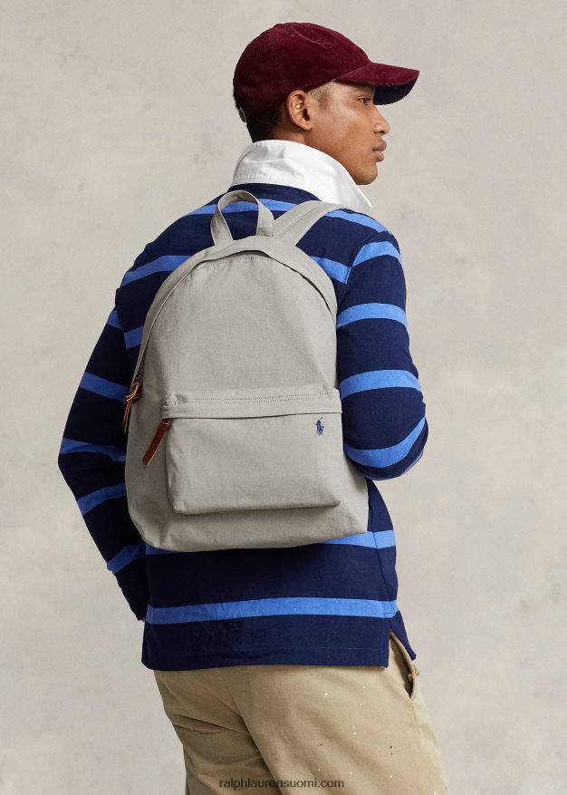 Ralph Lauren miehet kankainen reppu 0Z24ZR2390 harmaata sumua