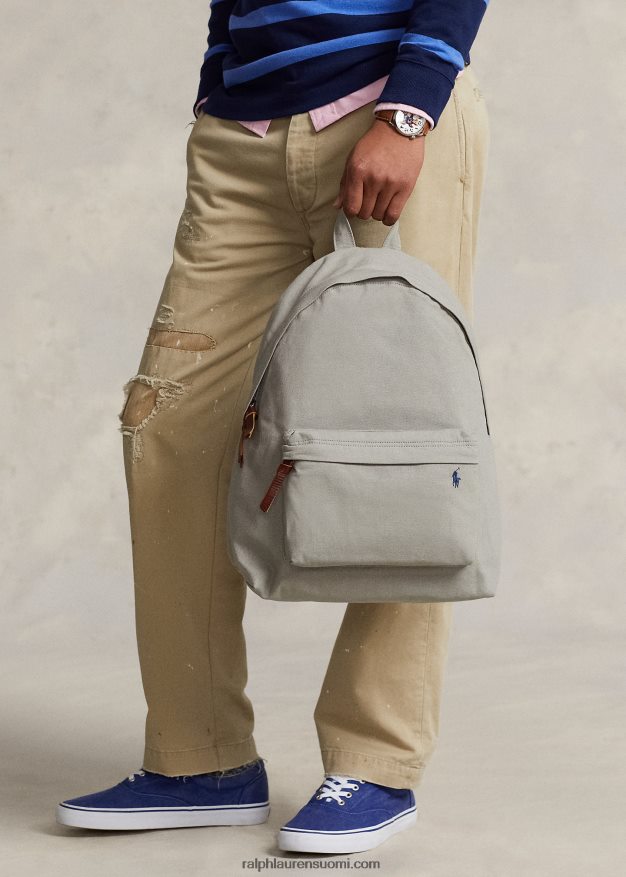 Ralph Lauren miehet kankainen reppu 0Z24ZR2390 harmaata sumua