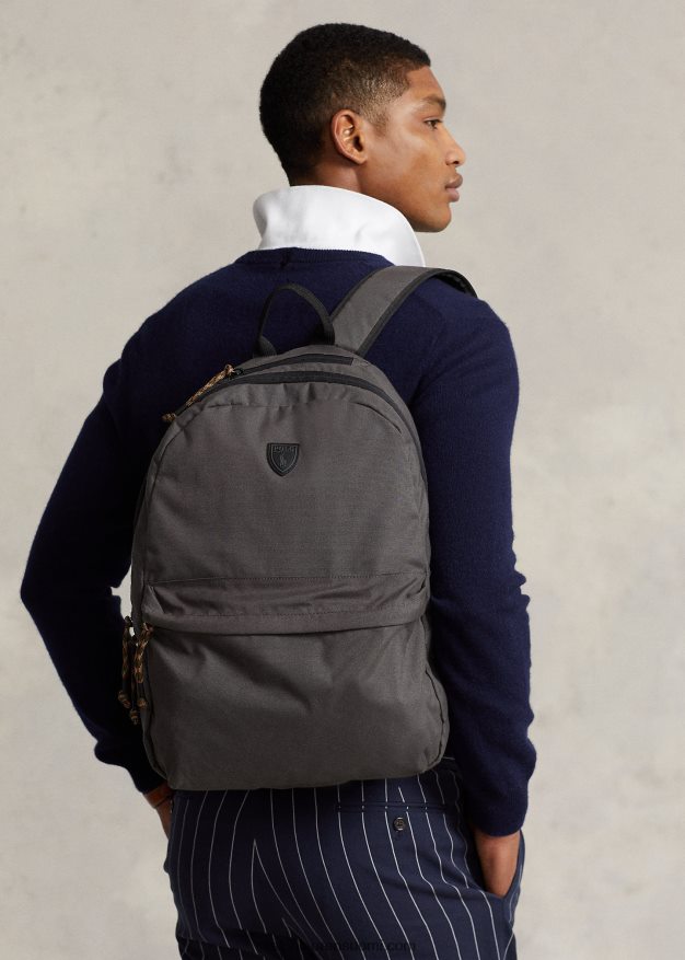 Ralph Lauren miehet kankainen reppu 0Z24ZR2557 hiilen harmaa