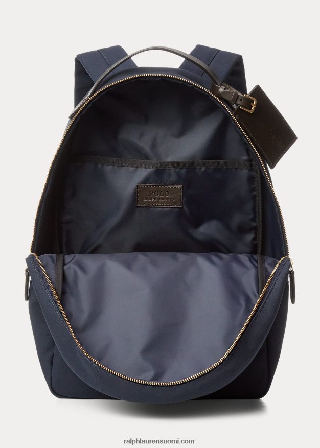 Ralph Lauren miehet nahkaverhoiltu kangasreppu 0Z24ZR5250