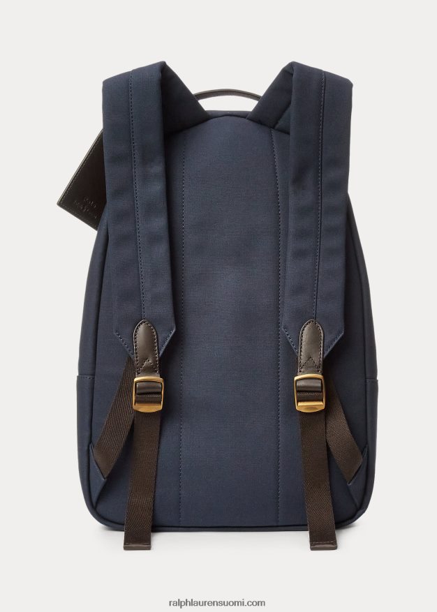 Ralph Lauren miehet nahkaverhoiltu kangasreppu 0Z24ZR5250