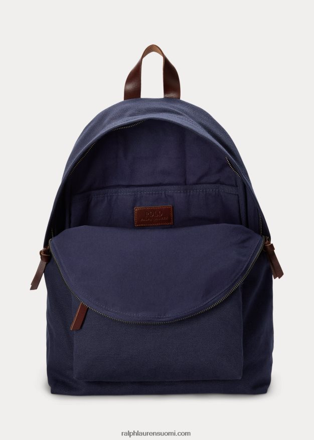 Ralph Lauren miehet polo bear canvas reppu 0Z24ZR2398 newportin laivasto