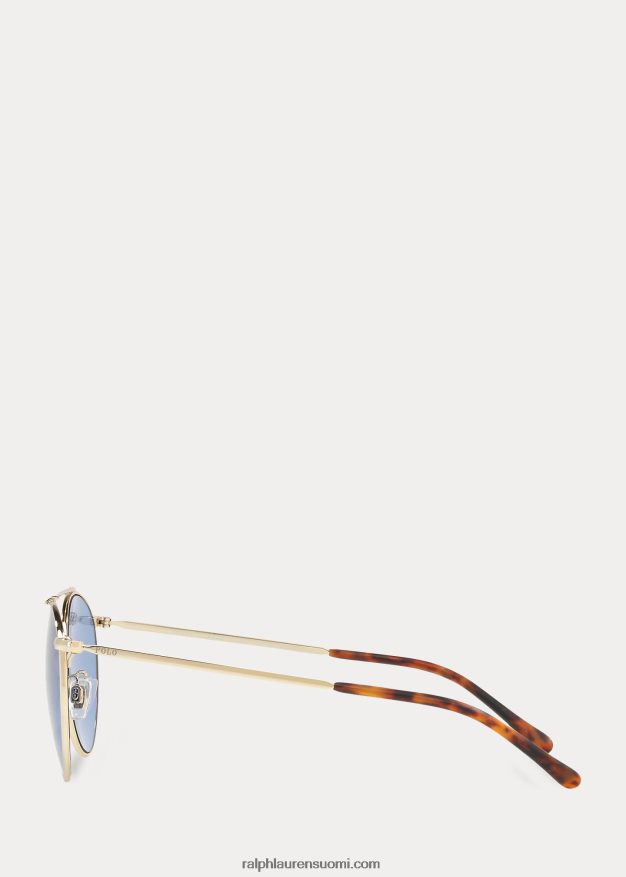 Ralph Lauren miehet Prince street aurinkolasit 0Z24ZR8787 kulta