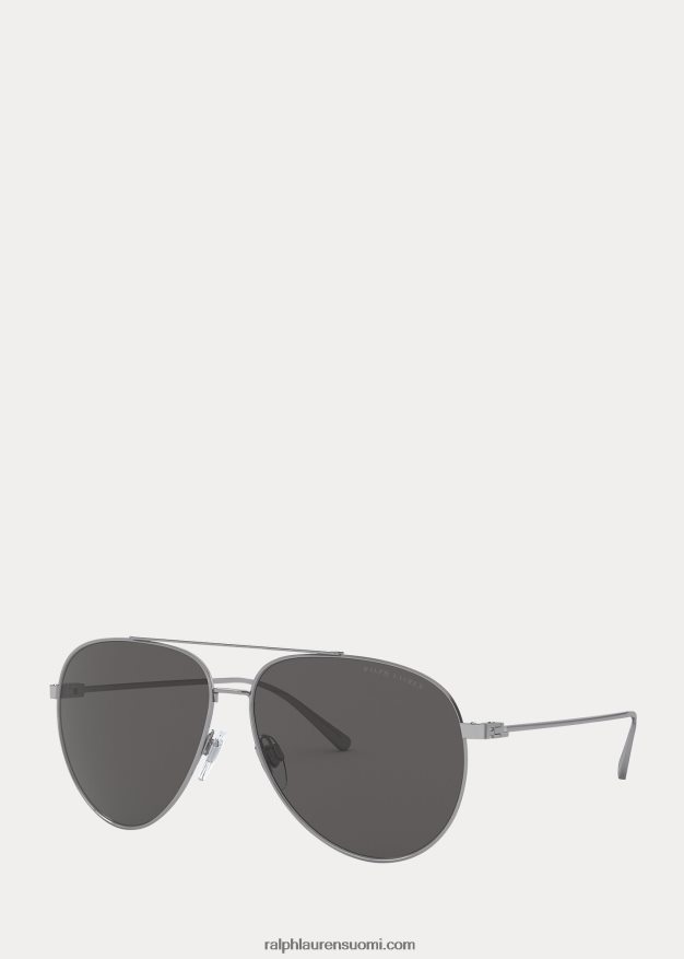 Ralph Lauren miehet city ​​pilot aurinkolasit 0Z24ZR2669 kiiltävä gunmetal