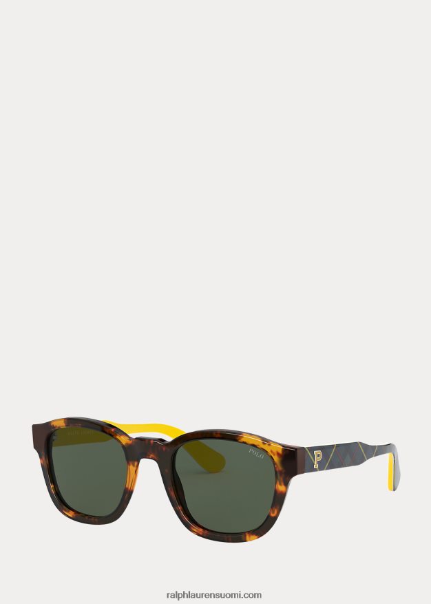 Ralph Lauren miehet kilpikonnankuori collegiate aurinkolasit 0Z24ZR2779 vihreä