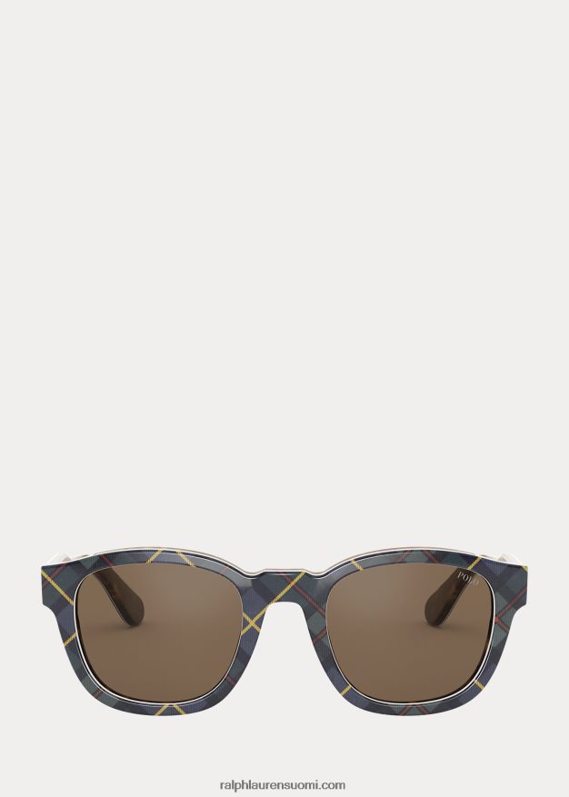 Ralph Lauren miehet tartan collegiate aurinkolasit 0Z24ZR2781 ruskea