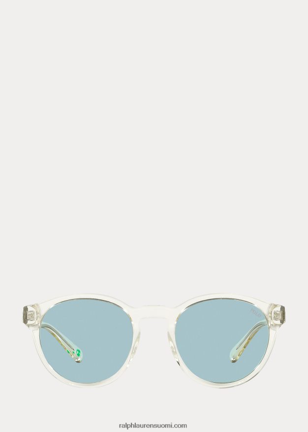 Ralph Lauren miehet the earth polo aurinkolasit 0Z24ZR2429 kiiltävä transp pinot harmaa