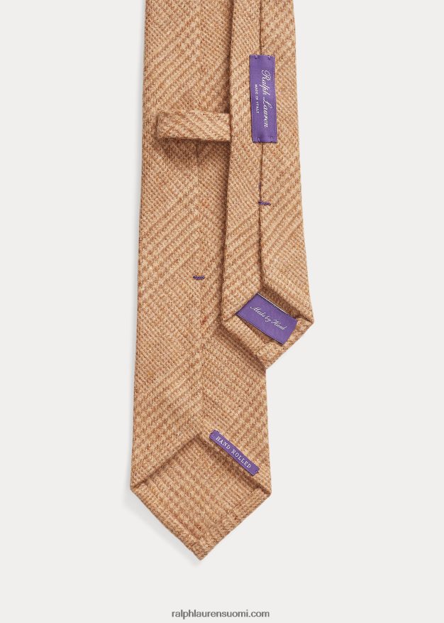Ralph Lauren miehet glen-ruudullinen villasolmio 0Z24ZR8927 kameli/ruskea