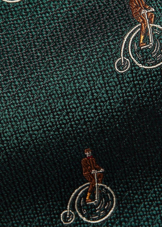 Ralph Lauren miehet käsintehty silkki jacquard solmio 0Z24ZR2792