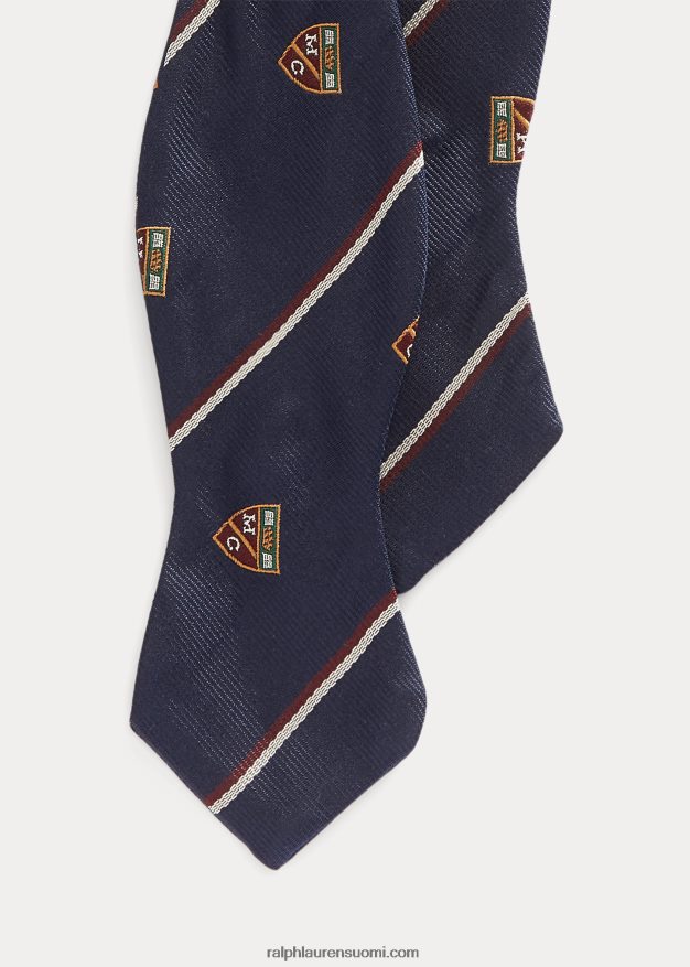 Ralph Lauren miehet morehouse-kokoelman rusetti 0Z24ZR2638 laivasto