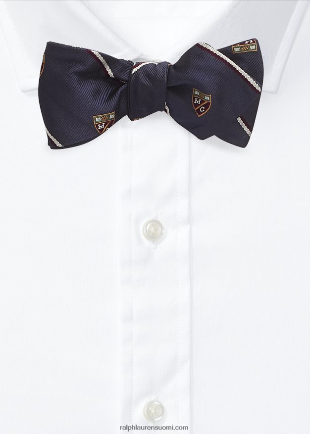 Ralph Lauren miehet morehouse-kokoelman rusetti 0Z24ZR2638 laivasto