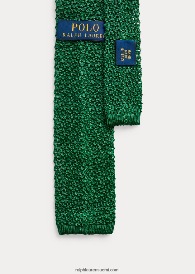Ralph Lauren miehet neuloa silkkisolmiota 0Z24ZR2246 vihreä