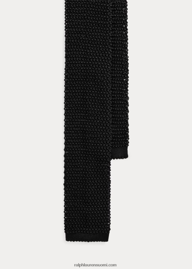Ralph Lauren miehet neuloa silkkisolmiota 0Z24ZR2688 musta