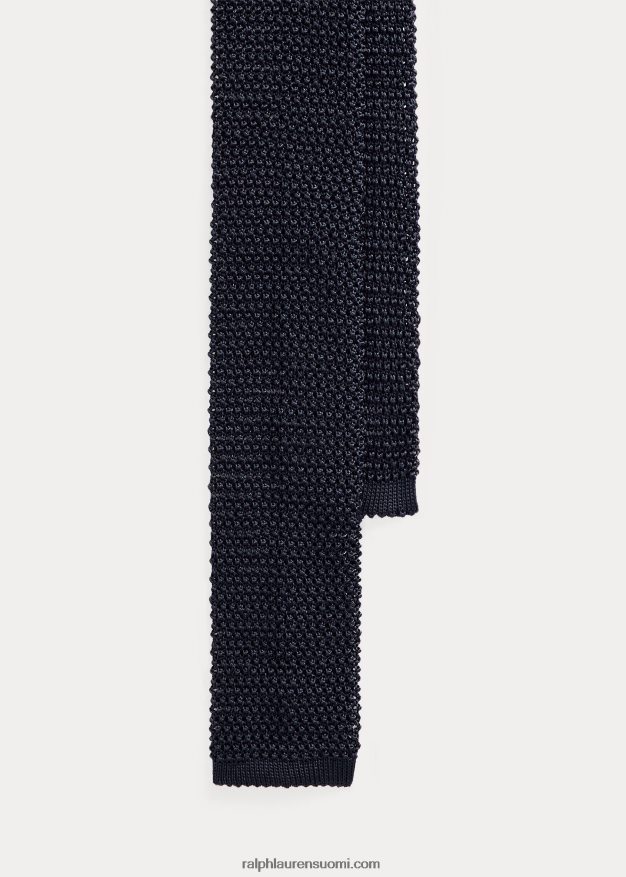 Ralph Lauren miehet neuloa silkkisolmiota 0Z24ZR2690 tumma laivasto