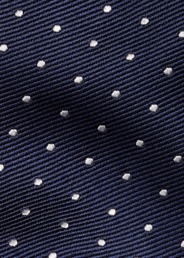 Ralph Lauren miehet pilkku silkkisolmio 0Z24ZR2285 laivasto/valkoinen