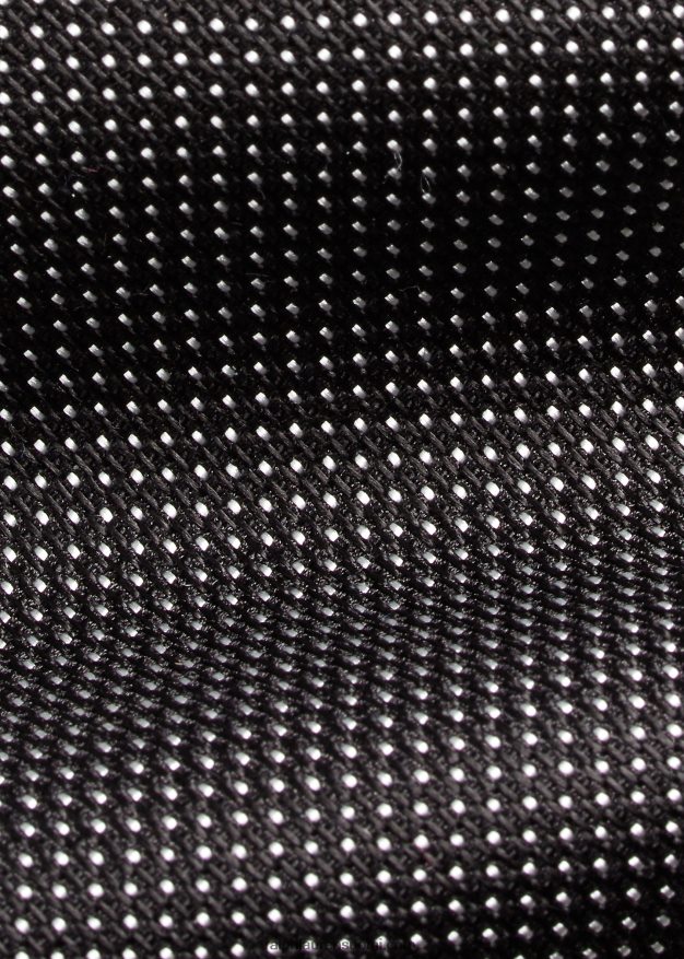 Ralph Lauren miehet pin dot silkki kapea solmio 0Z24ZR2651 musta valkoinen