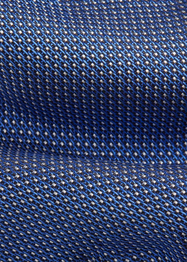 Ralph Lauren miehet pin dot silkkisolmio 0Z24ZR2262 kuninkaallinen/valkoinen