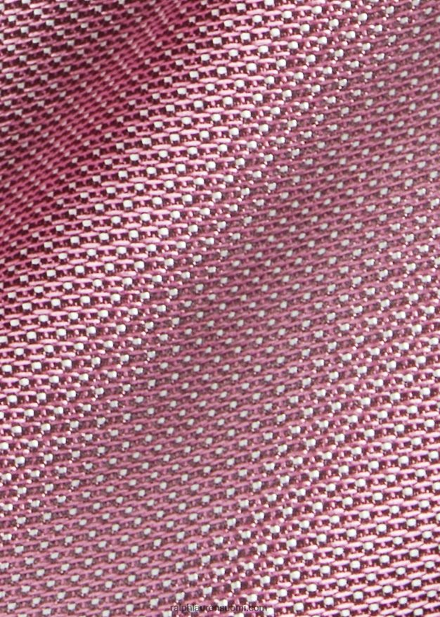 Ralph Lauren miehet pin dot silkkisolmio 0Z24ZR2278 pinkki/valkoinen