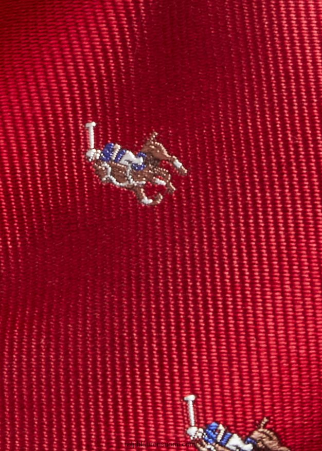 Ralph Lauren miehet pooloponin silkkisolmio 0Z24ZR2415 punainen