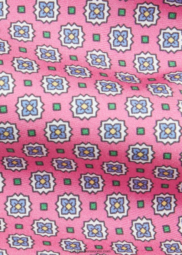Ralph Lauren miehet printti silkkisolmio 0Z24ZR8747 vaaleanpunainen