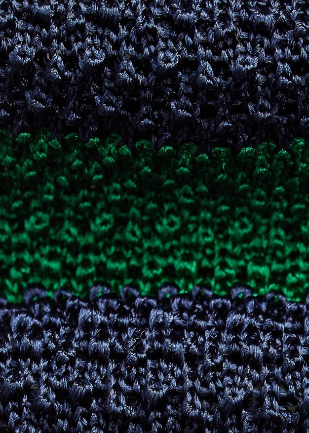 Ralph Lauren miehet raidallinen silkkisolmio 0Z24ZR2264 laivastonsininen/vihreä