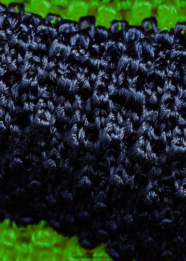 Ralph Lauren miehet raidallinen silkkisolmio 0Z24ZR2282 laivastonsininen/vihreä