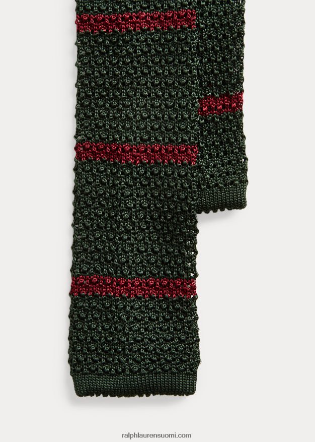 Ralph Lauren miehet raidallinen silkkisolmio 0Z24ZR8784