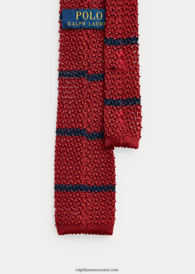 Ralph Lauren miehet raidallinen silkkisolmio 0Z24ZR8785