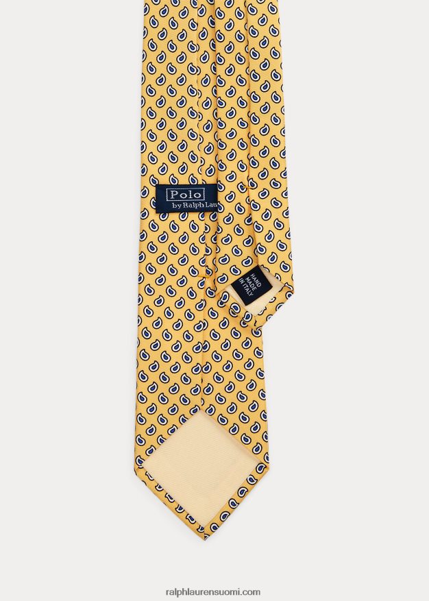 Ralph Lauren miehet siisti silkkisolmio 0Z24ZR2417 keltainen