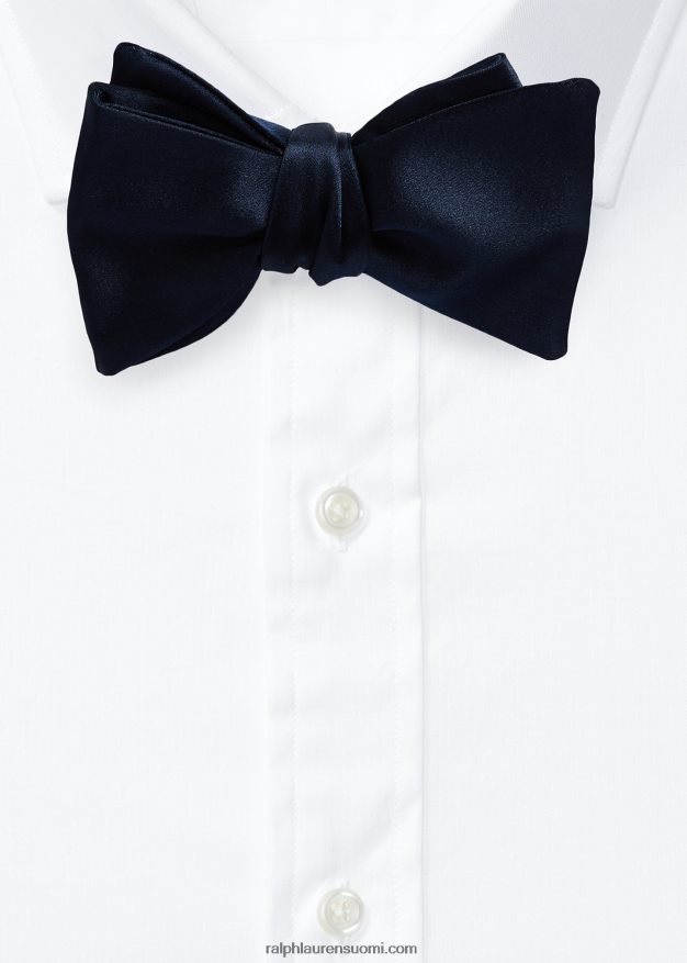 Ralph Lauren miehet silkkisatiinirusetti 0Z24ZR2682 tumma laivasto