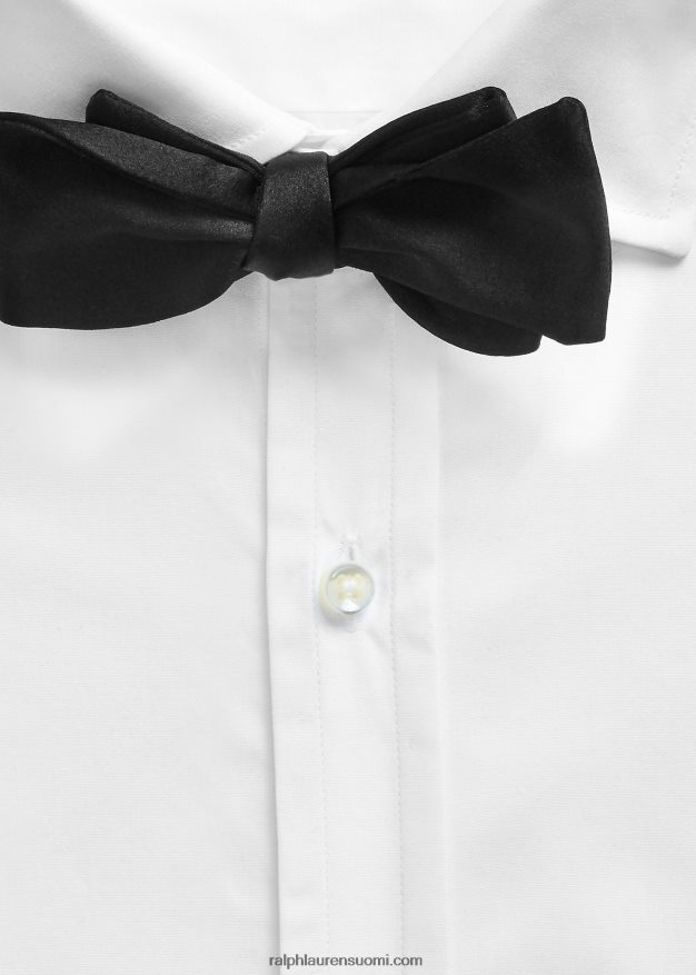 Ralph Lauren miehet silkkisatiinirusetti 0Z24ZR2687 musta