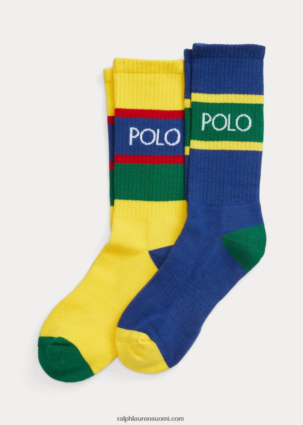 Ralph Lauren miehet logolla varustetut crew-sukat 0Z24ZR2355