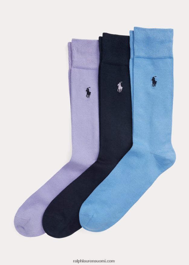 Ralph Lauren miehet mekko housusukat 3 kpl 0Z24ZR2330 violetti