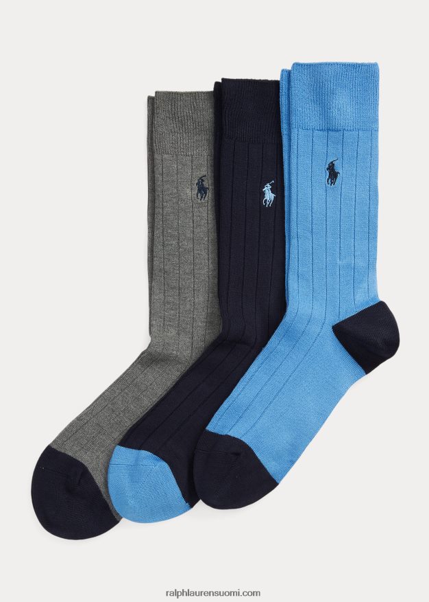 Ralph Lauren miehet resorihoususukat 3 kpl 0Z24ZR2328 pehmeä sininen