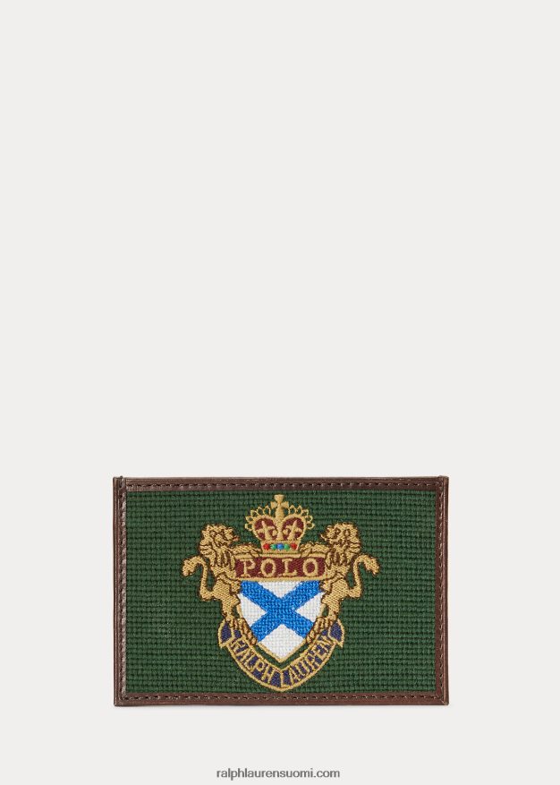 Ralph Lauren miehet crest neulapistekorttikotelo 0Z24ZR2756 vihreä