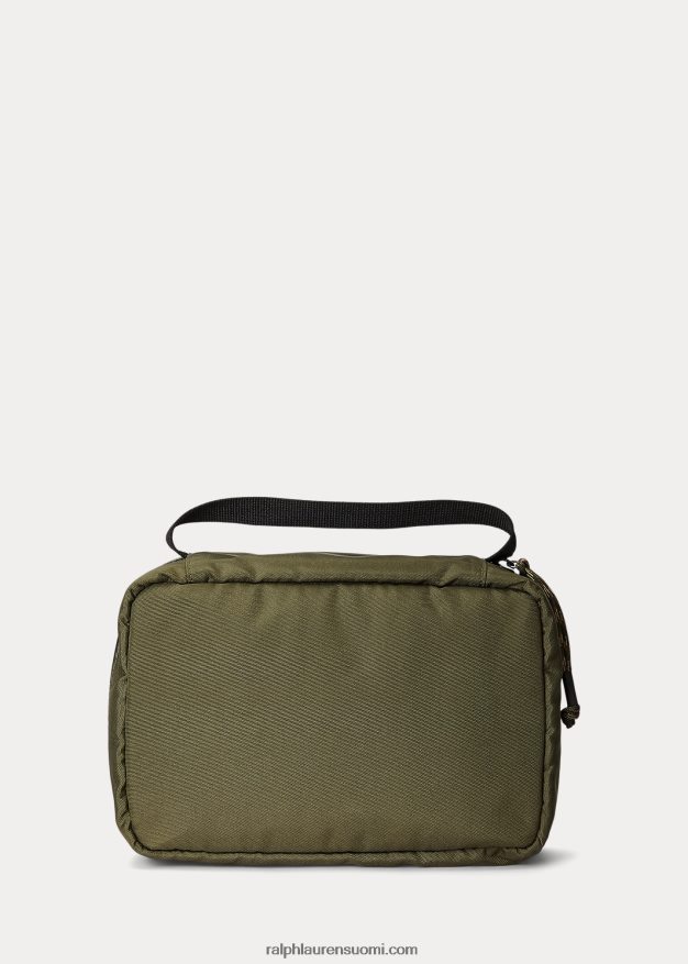 Ralph Lauren miehet kankaalle riippuva matkalaukku 0Z24ZR2560 oliivi