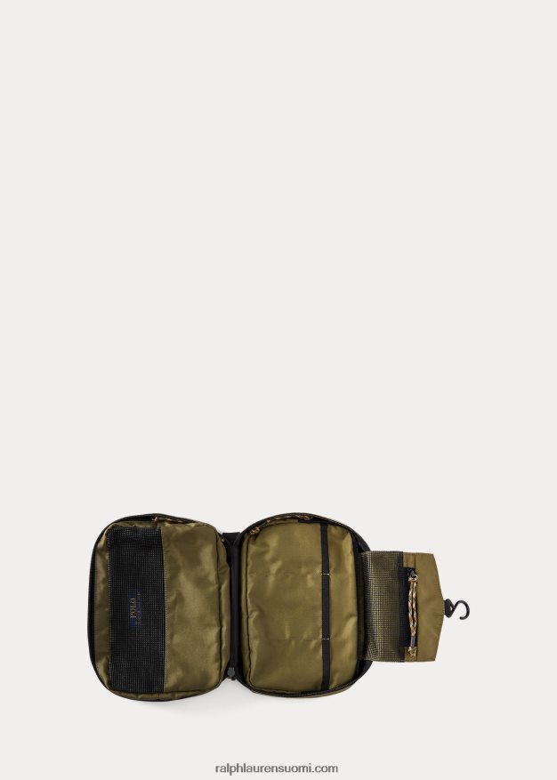 Ralph Lauren miehet kankaalle riippuva matkalaukku 0Z24ZR2560 oliivi