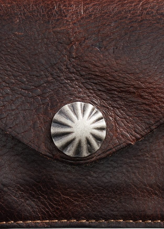 Ralph Lauren miehet nahkainen korttikotelo 0Z24ZR8854 tumman ruskea