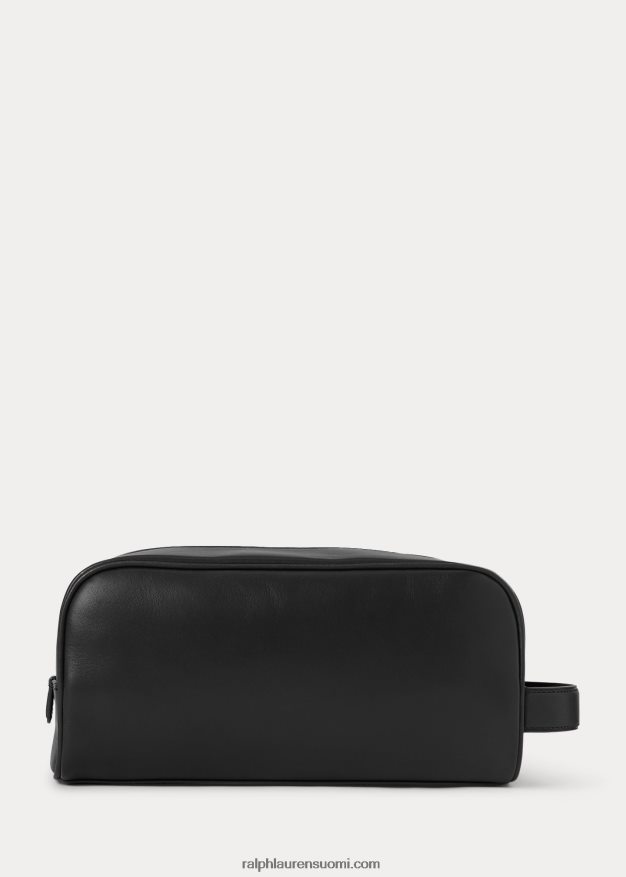 Ralph Lauren miehet nahkainen matkalaukku 0Z24ZR2554 musta