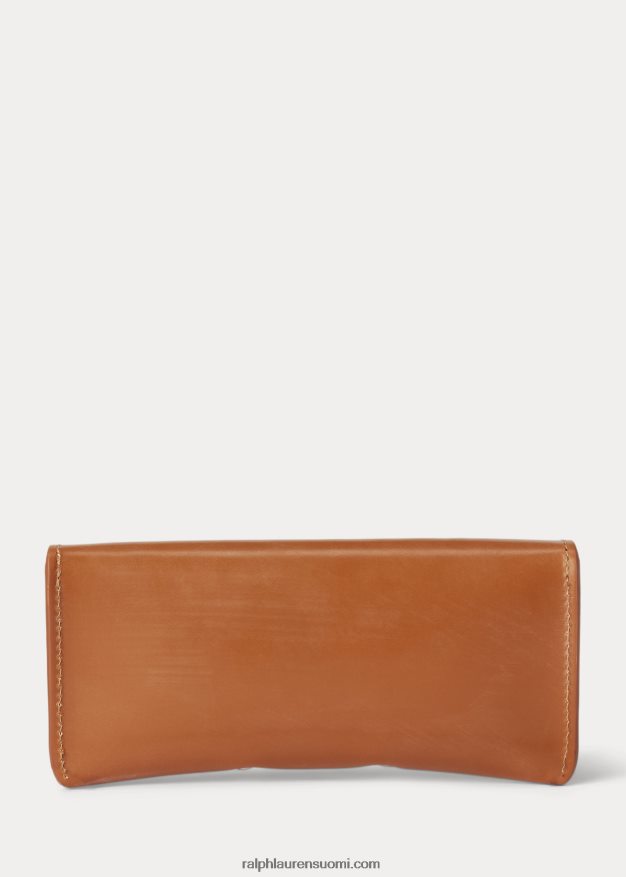 Ralph Lauren miehet suitset nahkainen lasikotelo 0Z24ZR2476 rusketus