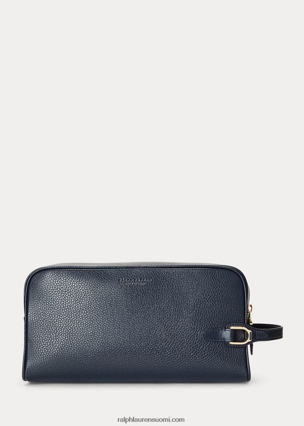 Ralph Lauren miehet welington nahkainen matkalaukku 0Z24ZR9001 laivasto