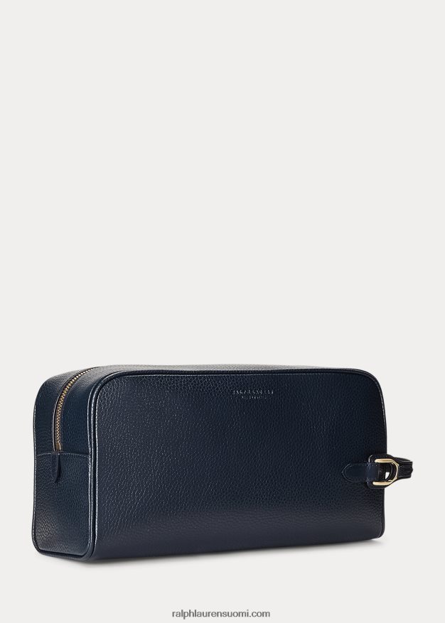 Ralph Lauren miehet welington nahkainen matkalaukku 0Z24ZR9001 laivasto