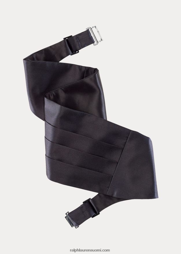 Ralph Lauren miehet silkki cummerbund 0Z24ZR2250 musta
