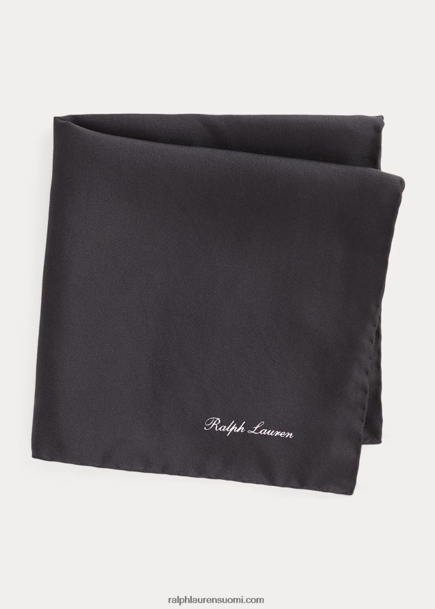 Ralph Lauren miehet silkkitasku neliö 0Z24ZR2660 musta