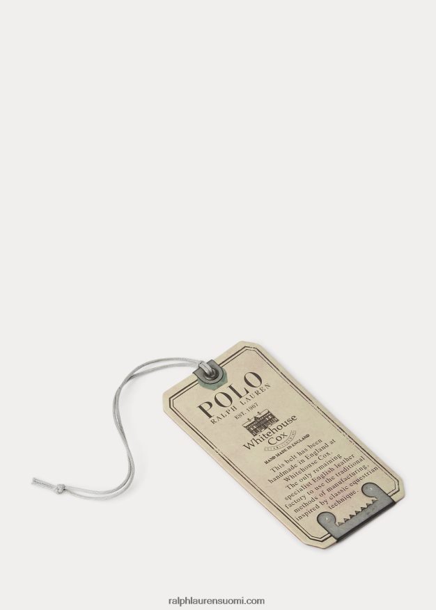 Ralph Lauren miehet messinki-solki nahkavyö 0Z24ZR2479 rusketus