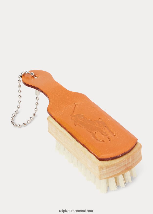 Ralph Lauren miehet messinki-solki nahkavyö 0Z24ZR2479 rusketus