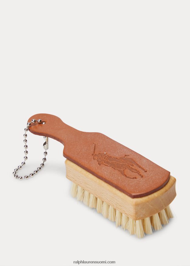 Ralph Lauren miehet messinki-solki suitset nahkavyö 0Z24ZR2553 ruskeanruskea