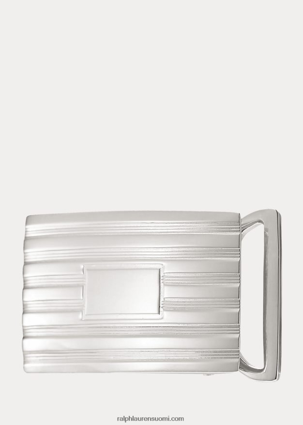 Ralph Lauren miehet moottorilla käännettävä vyölukko 0Z24ZR9041 hopea